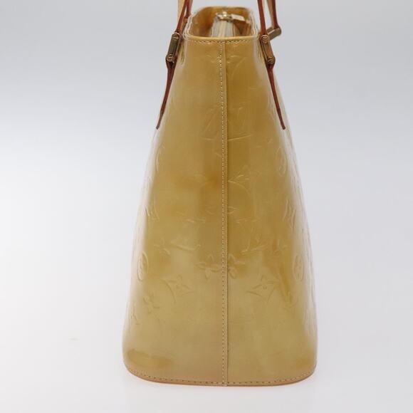 LOUIS VUITTON Monogram Vernis Houston Hand Bag Beige M91004 - Picture 5 of 13